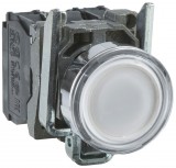 SCHNEIDER XB4BW31B5 LED-es világító nyomógomb, fehér, 24V