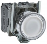 SCHNEIDER XB4BW31G5 LED-es világító nyomógomb, fehér, 110V