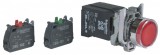 SCHNEIDER XB4BW3445 Világító nyomógomb +transzformátor piros