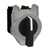 SCHNEIDER XB4FJ53 Harmony panelbe süllyesztett komplett fém kapcsoló, Ø30, meghosszabbított fogantyú, 3 állású középre visszatérő, 2NO