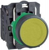 SCHNEIDER XB5AA51 Komplett nyomógomb, sárga