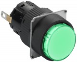 SCHNEIDER XB6EAV3BP Világító nyomógomb, zöld 24V IP65