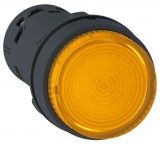 SCHNEIDER XB7NW35B1 világító nyomógomb - LED - visszaálló -1NO - narancssárga - 24V