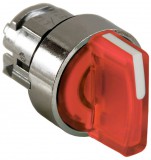 SCHNEIDER ZB4BK1743 Világító választókapcsoló fej, 3állású, piros