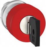 SCHNEIDER ZB4BS934 Kulcsos vészgomb fej átm.30mm fekete