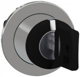 SCHNEIDER ZB4FG0 Harmony panelbe süllyesztett fém választókapcsoló fej, Ø30, 455 kulcsos, 3 állású