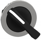 SCHNEIDER ZB4FJ2 Harmony panelbe süllyesztett fém választókapcsoló fej, Ø30, meghosszabbított fej, 2 állású