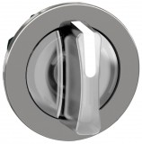 SCHNEIDER ZB4FK1313 Harmony panelbe süllyesztett fém világító választókapcsoló fej, Ø30, 3 állású, fehér