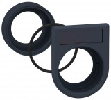 SCHNEIDER ZB5AZ024 Harmony süllyesztő készlet XB5 műanyag választókapcsolókhoz és világító nyomógombokhoz, címketartóval