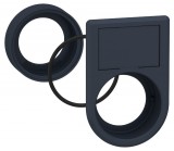 SCHNEIDER ZB5AZ026 Harmony süllyesztő készlet XB5 műanyag választókapcsolókhoz és világító nyomógombokhoz, magas címketartóval