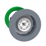 SCHNEIDER ZB5FA0C0 Harmony panelbe süllyesztett műanyag nyomógomb fej, Ø30, tető nélküli, visszatérő, szürke perem