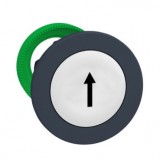 SCHNEIDER ZB5FA334 Harmony panelbe süllyesztett műanyag nyomógomb fej, Ø30, fehér, "fel nyíl"