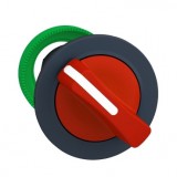 SCHNEIDER ZB5FD204 Harmony panelbe süllyesztett műanyag választókapcsoló fej, Ø30, 2 állású, piros