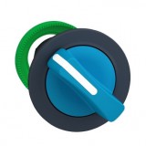 SCHNEIDER ZB5FD206 Harmony panelbe süllyesztett műanyag választókapcsoló fej, Ø30, 2 állású, kék