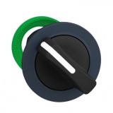 SCHNEIDER ZB5FD4 Harmony panelbe süllyesztett műanyag választókapcsoló fej, Ø30, 2 állású visszatérő, fekete