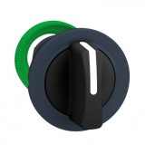 SCHNEIDER ZB5FD5 Harmony panelbe süllyesztett műanyag választókapcsoló fej, Ø30, 3 áll. középre visszatérő, fekete