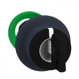 SCHNEIDER ZB5FG05D Harmony panelbe süllyesztett műanyag kapcsoló fej, Ø30, 8D1 kulcsos, 3 állású, jobbról visszatérő