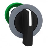 SCHNEIDER ZB5FJ2C0 Harmony panelbe süllyesztett műanyag választókapcsoló fej, Ø30, meghosszabbított fej, 2 állású, szürke perem