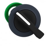 SCHNEIDER ZB5FJ3 Harmony panelbe süllyesztett műanyag választókapcsoló fej, Ø30, meghosszabbított fej, 3 állású