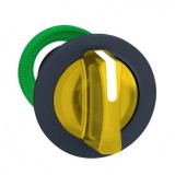 SCHNEIDER ZB5FK1583 Harmony panelbe süllyesztett műanyag világító választókapcsoló fej, Ø30, 3 állású, sárga, középre visszatérő