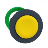 SCHNEIDER ZB5FL5 Harmony panelbe süllyesztett műanyag nyomógomb fej, Ø30, kiemelkedő, sárga, visszatérő