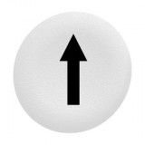 SCHNEIDER ZBAF334 Harmony Ø30 panelbe süllyesztett nyomógomb tető, zöld, "fel nyíl