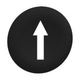 SCHNEIDER ZBAF335 Harmony Ø30 panelbe süllyesztett nyomógomb tető, zöld, "le nyíl