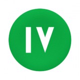 SCHNEIDER ZBAF338 Harmony Ø30 panelbe süllyesztett nyomógomb tető, zöld, "IV