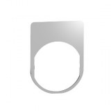 SCHNEIDER ZBYM2CUST01 Harmony felirati tábla, 30x40 mm, fém, Ø22 készülékekhez, gravírozott, személyre szabott