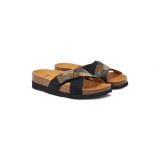 Scholl La Serena Strap papucs fekete