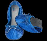 Scholl Pocket Balerinacipő kék színű 1 pár 39-40 KIFUTÓ, UTOLSÓ DARABOK!!!