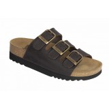 Scholl Rio Wedge ad sötétbarna női papucs 36