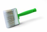 Schuller YES Blockbrush synt 120, átvonó kefe, szintetikus sörtekeverék, zöld műanyag nyél