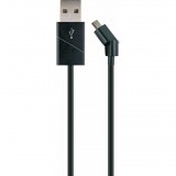 Schwaiger USB-A apa - MicroUSB-B apa Adat- és töltőkábel 1.2m - Fekete (LKW120M533)