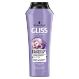 Schwarzkopf Gliss Blonde Perfector hamvasító sampon 250ml