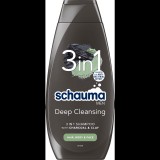 Schwarzkopf Schauma férfi sampon mélytisztító szénnel és agyaggal 400ml (9000101284690)