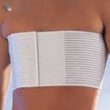 Scudotex S-122 mellkasvédő vagy hasi sérvkötő öv bordás gumiból 16 cm