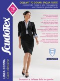 Scudotex s 479 hálókötésű kompressziós harisnyanadrág 15-18 Hgmm, 70 den nagy méretű bővítő betoldással