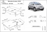 Scut Protection Mercedes A-Classe W168, 1997-2004 - Acél Motorvédő lemez