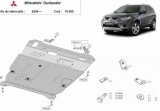 Scut Protection Mitsubishi Outlander, 2006-2012 - Acél Motorvédő lemez