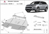 Scut Protection Mitsubishi Outlander 2012-2020 - Acél Motorvédő lemez
