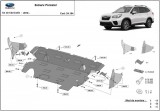 Scut Protection Subaru Forester, 2018-2024 - Acél Motor- és hűtővédő lemez