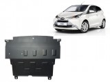 Scut Protection Toyota Aygo AB40, 2014-2020 - Acél Motor, váltó és hűtővédő lemez