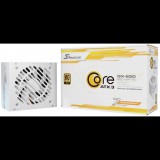 Seasonic 650W 80+ Gold Core GX 650 fehér (SRP-CGX651-A5A32SF-W) (SRP-CGX651-A5A32SF-W)