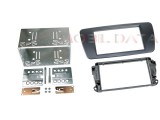 Seat Ibiza autórádió beépítő keret 2 DIN gumi borítással 381328-06-x