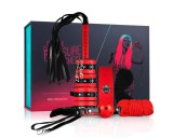 Secret Pleasure Chest - haladó BDSM készlet - 10 részes (piros)
