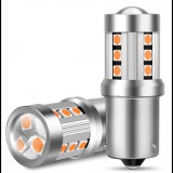 SEFIS MOTO SEFIS LED izzó PY21W BA15S 15SMD 3,5 W narancssárga (1833-SM-12128OR)