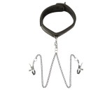 Sei Mio - nyakörv és bimbócsipesz (fekete)