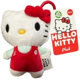 Semo Toys Hello Kitty plüss táskaklipp, 12 cm - piros
