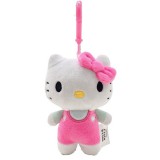 Semo Toys Hello Kitty plüss táskaklipp, 12 cm - rózsaszín